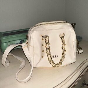Cream /white guess bag